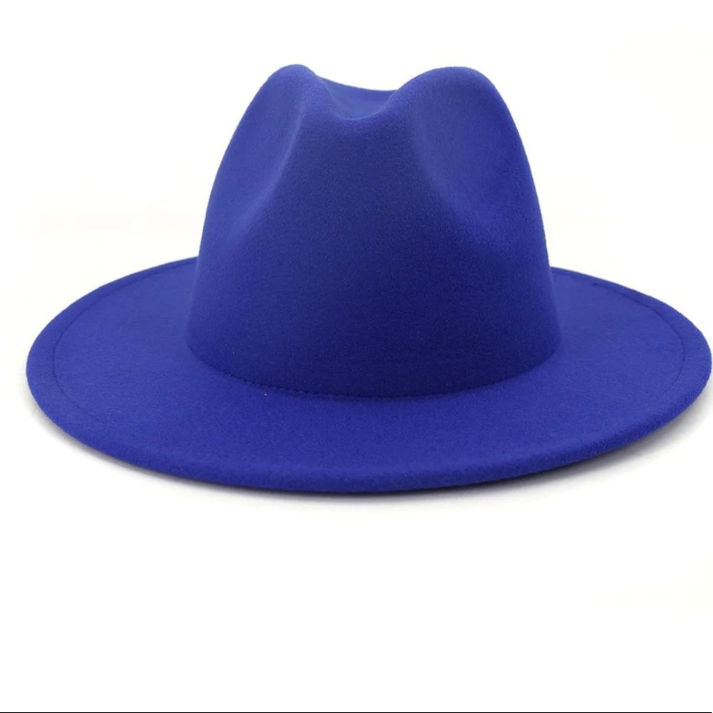 Royal blue hat